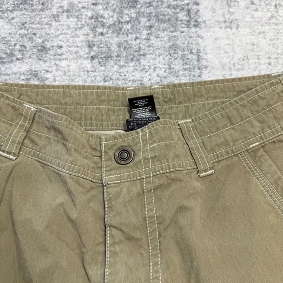 Kuhl Rambler Shorts Mens 30 Brown Vintage Patina Dye Canvas Cargo Hiking Travel - Picture 4 of 13